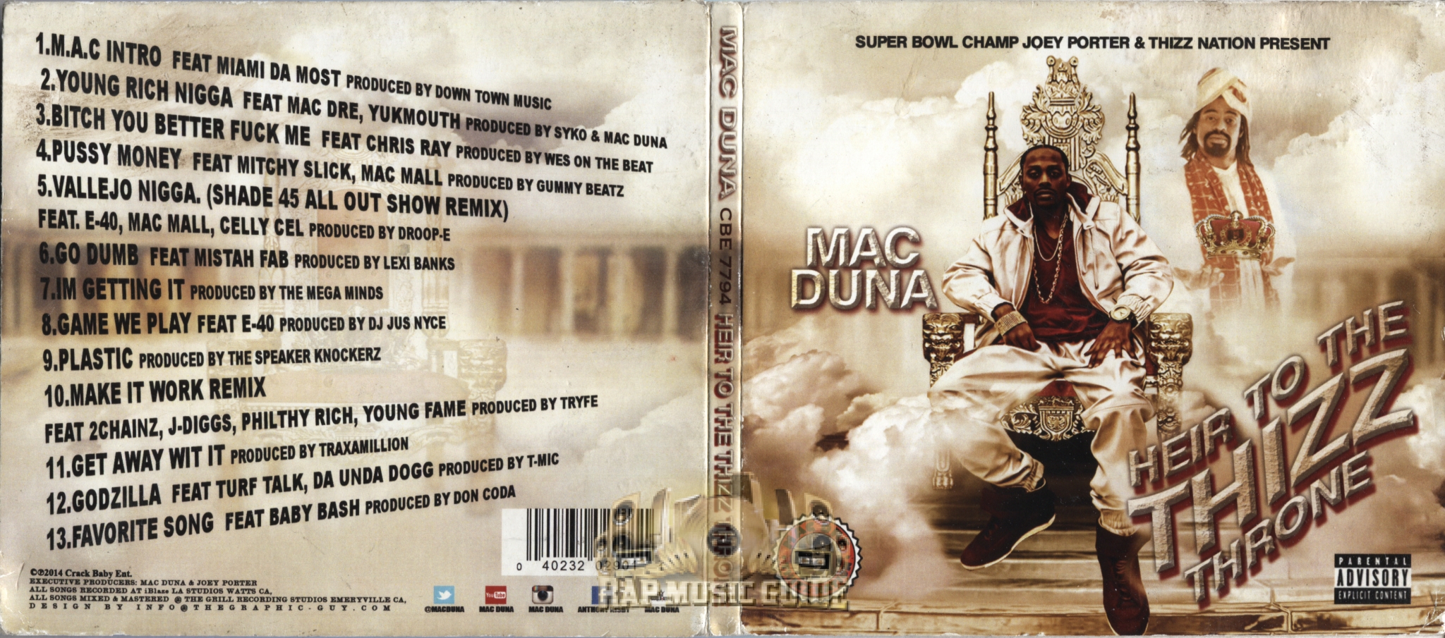 mac duna heir to the thizz throne